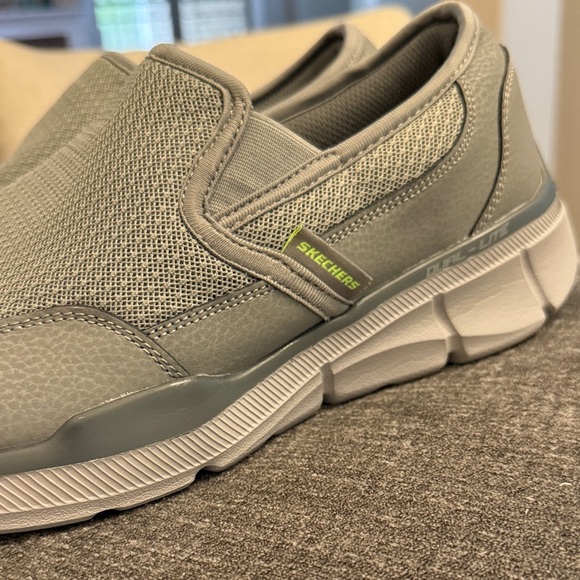 Skechers Men's Light Gray Slip-On Loafers - Picture 10 of 13